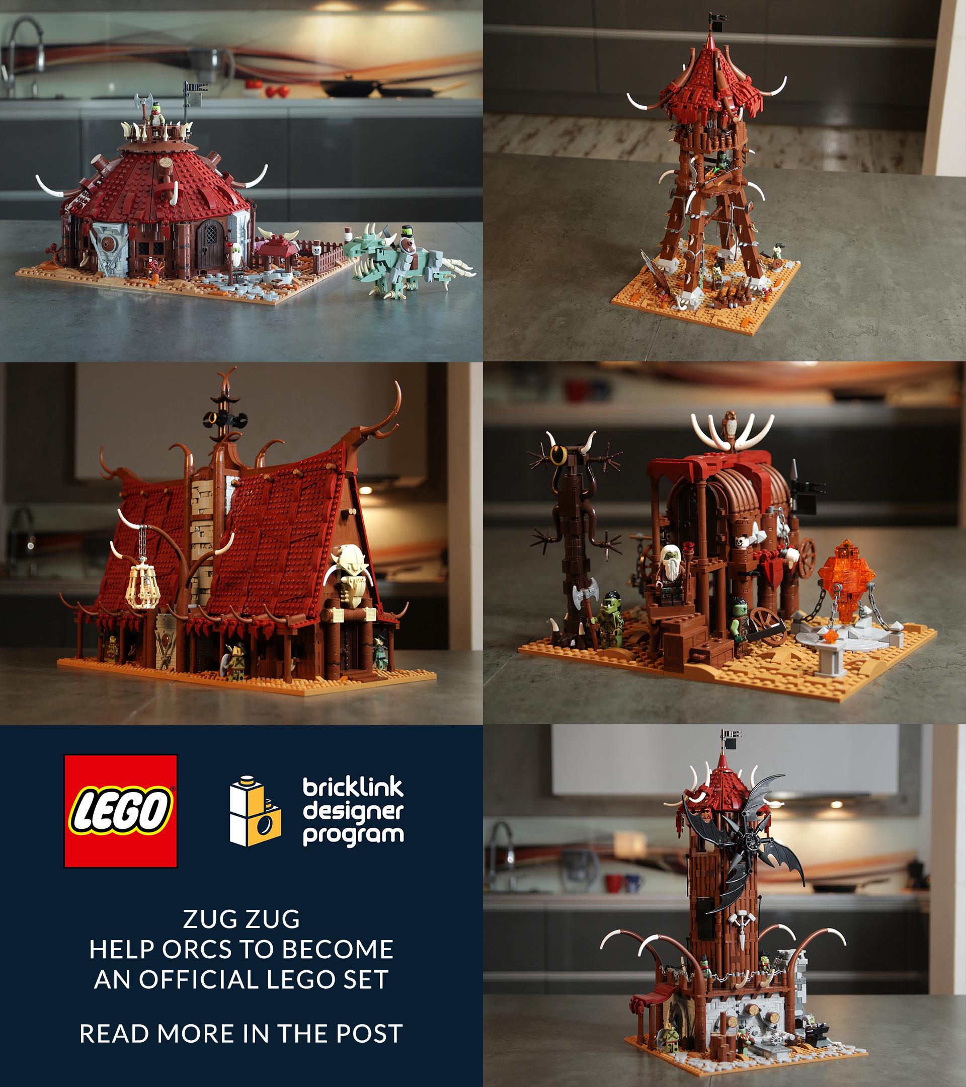 Постройки Орды WoW из наборов LEGO