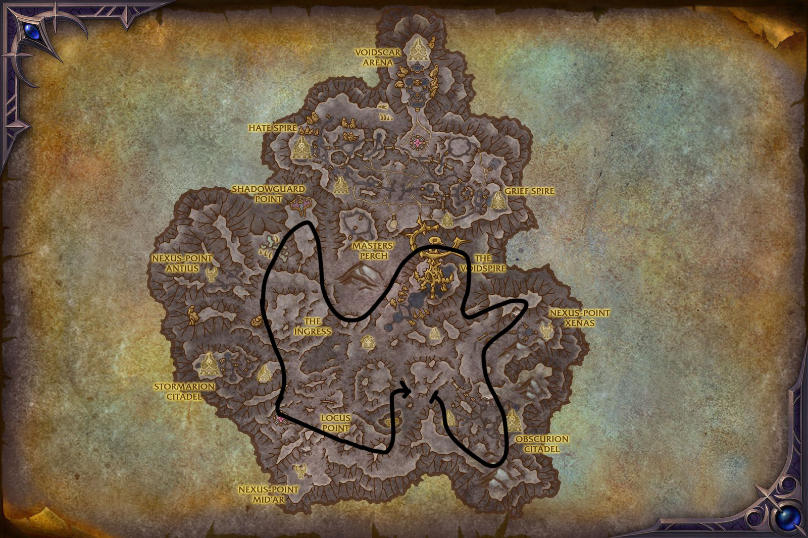 mining herbalism farming route voidstorm